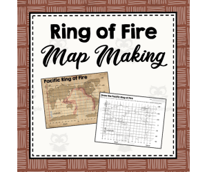 Make Your Own Ring of Fire Map | Volcanology Craft | Geology Project