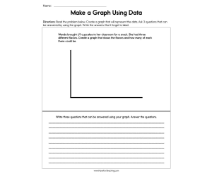 Making a Graph Using Data Worksheet