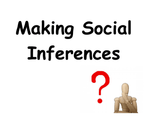 Making Social Inferences with Real Pictures