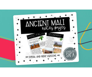 Mali Social Studies Notebook