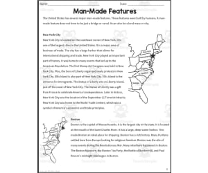Man-Made Features Reading Packet