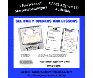 Manage Emotions | SEL Daily Activity