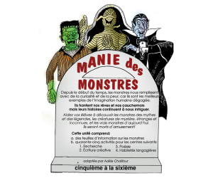MANIE DES MONSTRES Gr. 5-6
