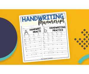 Manuscript Handwriting Worksheets