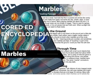 Marbles Reading Comprehension Passage - Cored Ed Encyclopedia