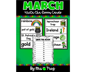 March Write the Room / Word Wall Cards