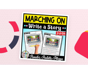 Marching for Memories Write a Story Activity - Memorial Day