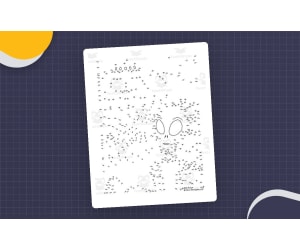 Martian Extreme Difficulty Dot-to-Dot / Connect the Dots