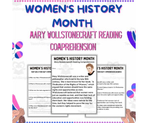 Mary Wollstonecraft: Women's History Inspiring Reading Comprehension
