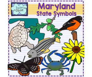 Maryland State Symbols Clipart