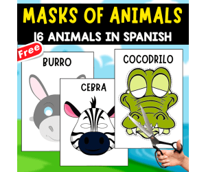 MASK OF ANIMALS | 16 SPANISH ANIMALS