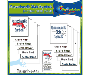 Massachusetts State Symbols Interactive Foldable Booklets – EBOOK