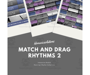 Match And Drag The Rhythms 2 | Rhythm Interactive Music Activity