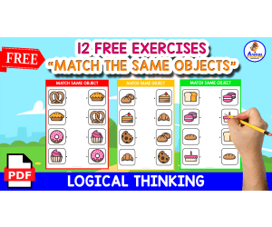 MATCH THE SAME OBJECT | BAKERY THEMED