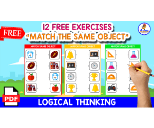 MATCH THE SAME OBJECT | SCHOOL THEMED