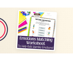 Matching Emotions With Facial Expressions Worksheet