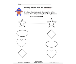 Matching Shapes With Mr. ShapDuco™ 2
