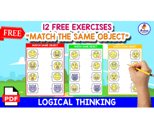 MATCHING SIMILAR OBJETCS | EMOJIS THEMED