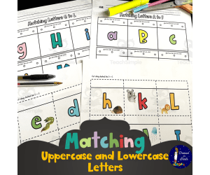 Matching Uppercase and Lowercase Letters