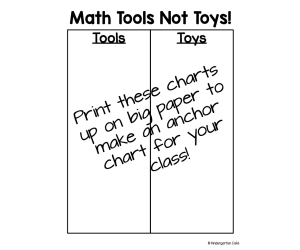 Math Expectations Chart