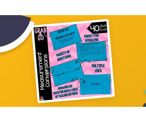 Math Flash Cards | Measurement Conversions
