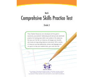 Math Grade 3: Comprehensive Skills Practice Test
