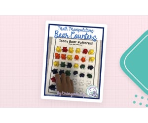 Bear Counters Math Manipulatives – 3 Printables