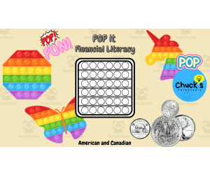 Math - Pop it fun for Financial Literacy - Money