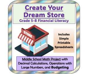 Math Project: Create your Dream Store: Decimal Calculations and Budgeting
