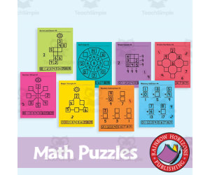 Math Puzzles - With Number Tiles