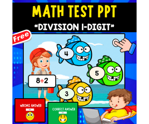 MATH QUIZ PPT | DIVISION 1-DIGIT | INTERACTIVE