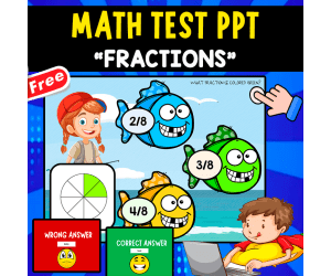 MATH QUIZ PPT INTERACTIVE | FRACTIONS