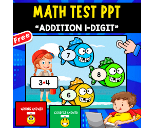 MATH QUIZ PPT | INTERACTIVE GAME | ADDITION 1-DIGIT
