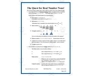 Mathematical Fun: Quest for Number Nous
