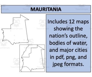 Mauritania Map Resources