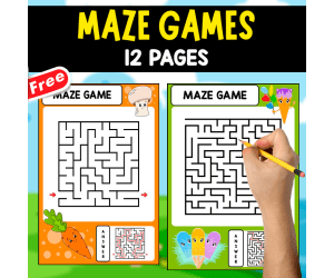 MAZES GAMES | 12 FREE EXERCISES