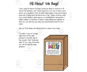 Me Bags Editable