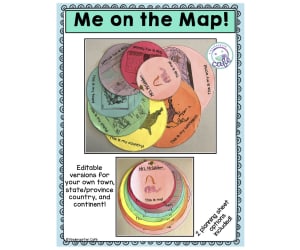 Me On The Map Book Companion + Lesson Plan Activity
