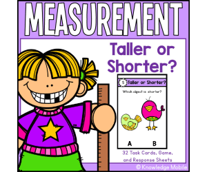 Measurement Center Game - K.MD.1
