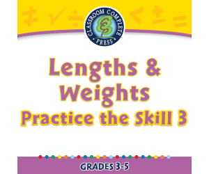 Measurement: Lengths & Weights - Practice the Skill 3 - FLASH-MAC