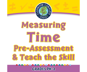 Measurement: Measuring Time - Pre-Assessment & Teach the Skill - FLASH-PC