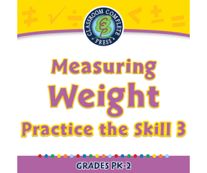Measurement: Measuring Weight - Practice the Skill 3 - FLASH-MAC