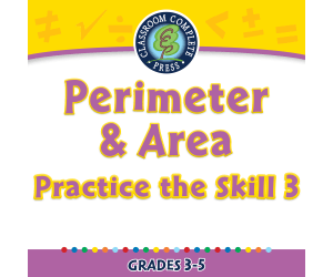 Measurement: Perimeter & Area - Practice the Skill 3 - FLASH-MAC