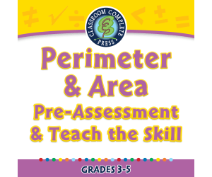 Measurement: Perimeter & Area - Pre-Assessment & Teach the Skill - FLASH-MAC