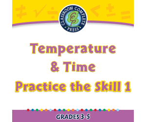 Measurement: Temperature & Time - Practice the Skill 1 - FLASH-MAC
