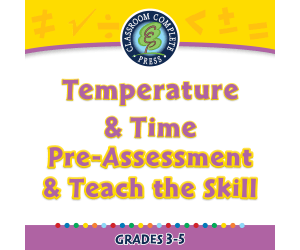 Measurement: Temperature & Time - Pre-Assessment & Teach the Skill - FLASH-PC