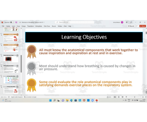 Mechanics of Breathing (Pulmonary Ventilation)
