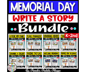 Memorial Day Write a Story Activity + Solution