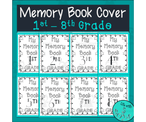 Memory Book Cover Pages – Year-End Keepsake