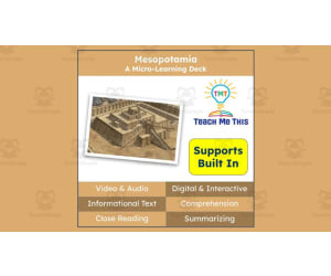 Mesopotamia | Reading Comprehension Deck | Interactive Lesson